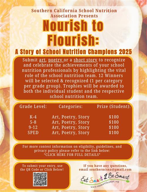 Nourish to Flourish Contest Flyer